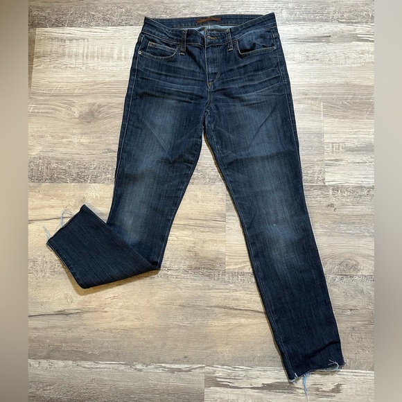 Joe’s Women’s Mid Rise Skinny Ankle Size 28 Retta Dark Wash - Picture 1 of 11